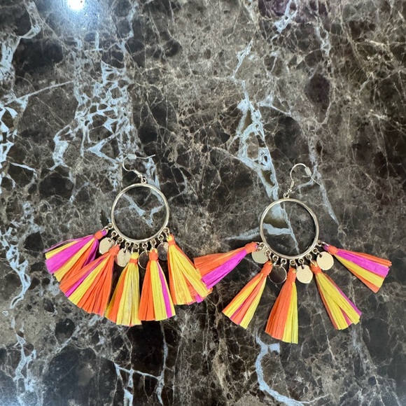 Gold Colorful Earrings! - Picture 2 of 3